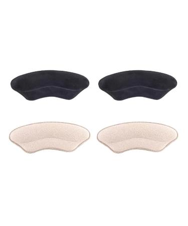 2 Pairs Sponge Heel Foot Heel Grips Heel Pads Back Heel Cushion High Heel Pad Heel Non Slips High Heel Cushions Shoe Heel Wear-Resistant Heel Stick Heel Grips for Heel Strips