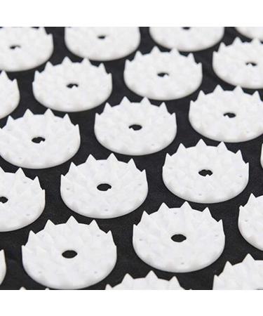 Retoo Acupressure Mat for Back & Neck Pain Relief | Stress Relief & Blood Circulation | Ideal for Men & Women - Black - Buy Online on GoSupps.com