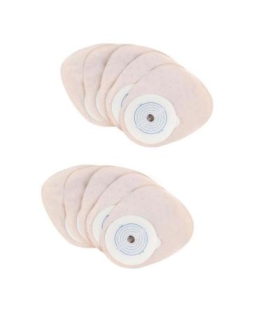 10-Piece Ostomy Bag Set: One Piece and Two-Piece Drainable Pouches for Colostomy and Ileostomy Stoma Care with Cut To Fit Option and Closure