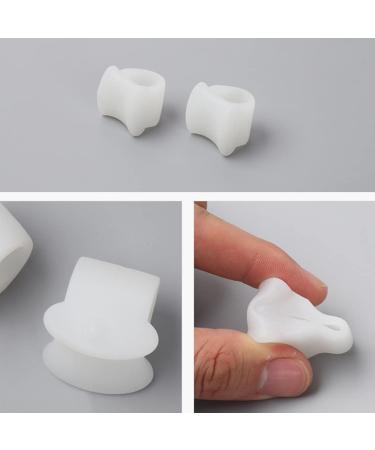 Jinwori 8-Part Gel Toe Separator | Small Toe Separator for Running Hiking & Yoga - Prevent Overlapping & Rubbing - Buy Online on GoSupps.com