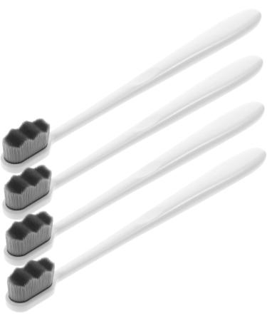 Frcolor 12 Pcs Soft Toothbrush Set Ideal for Travel Kids & Aesthetic Needs | Portable Soft Bristles in Round PP Tube - Buy Online on GoSupps.com