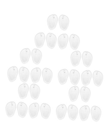 NOLITOY 15 Pairs Pad High Heels Insoles Shoe Filler Insert Heel Protectors Sandals Toe Protectors of Foot Slipper Pad Foot Cushion Forefoot Pad Non-Slip Gel Material