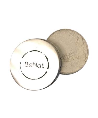 BeNat All Natural Tooth Powder for Teeth Whitening Gluten Free Toothpaste Powder Teeth Whitener with Essential Oil to Fight Bad Breath Sensitive Teeth 1.8 oz for Women Men and Kids Reusable Container
