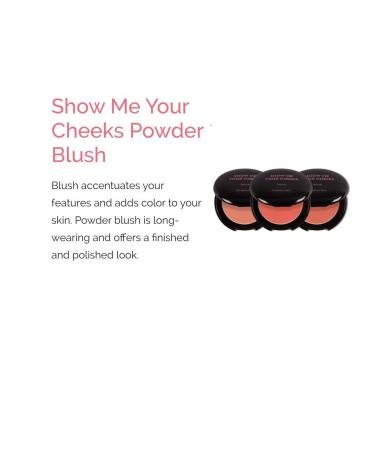 Elizabeth Mott Show Me Your Cheeks Blush - Natural Glow, Cruelty Free, Buildable & Blendable - Peach Pink Compact Blusher - Buy Online on GoSupps.com