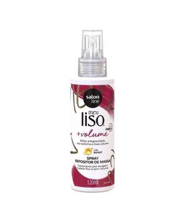 Salon Line - Linha Meu Liso (+ Volume) - Spray Repositor de Massa 120 Ml - (My Straight (+ Volume) - Mass Replenishing Spray 4.05 Fl Oz)