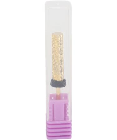 Tungsten Carbide Nail Drill Bits Cylindrical Golden Quick Nail Polishing Nail Care Extended Lifespan Versatile Application Durable Material Designed in Cylinder Shape  - Buy Online on GoSupps.com