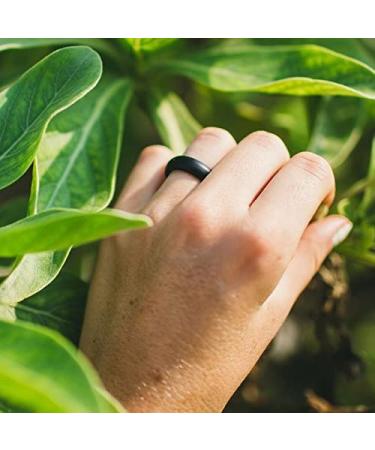 QALO Women's Classic Silicone Ring Collection - Slate Grey, Size 5 - Buy Online on GoSupps.com