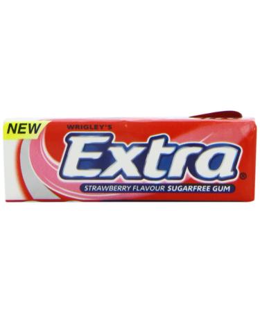 WRIGLEY'S EXTRA STRAWBERRY SUGAR FREE CHEWING GUM 30 PACKETS Share With Family And Friends Gift Hamper