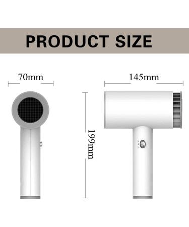 Cordless Hair Dryer Low Noise Family Travel Hair Dryer High Speed Blow Dryer 2000mAh Battery Design Portable Hair Care Blow Dryer for Home Travel Hotel - Buy Online on GoSupps.com