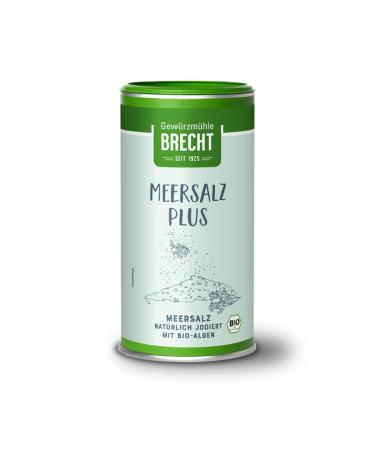 Gew rzm hle BRECHT: Sea Salt Plus Iodized with Organic Algae Tin 550 g