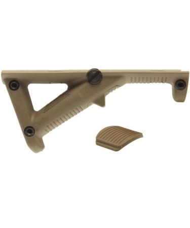 VIKING GEAR Airsoft Angled Fore Grip/Foregrip - FDE for Weaver rails (20-23mm) weapon grip rail cover Flat Dark Earth - Buy Online on GoSupps.com
