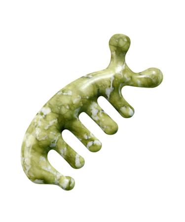 Watiifufu Jade Massagekamm Creative Massage Collar Wedding Massager Jade Massage Age Reliable massage comb Hand massage comb body massage Tools Body massage device Tools