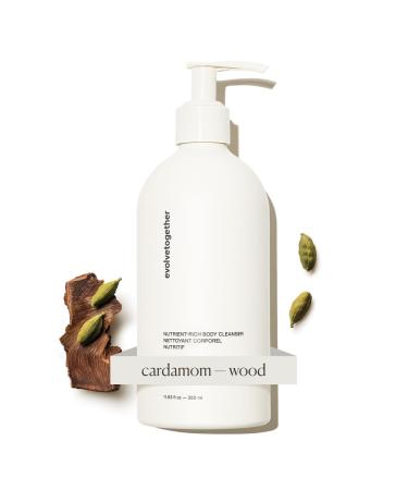 evolvetogether Nutrient-Rich Body Cleanser for Women & Men | Havana Cardamom Vetiver & Cedarwood | Cream-to-Oil Hydration Gently Cleanses | Vegan Cruelty-Free Sulfate Free | (11.8 fl oz) 11.8 Ounce (Pack of 1) Havana