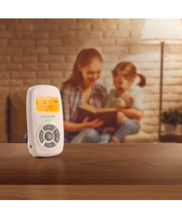 Motorola MBP24 Audio Baby Monitor with Room Temperature Display - Two-Way Talk - High Sensitivity Microphone | White - Buy Online on GoSupps.com