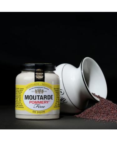Trio of Pommery Fine Mustard: Dijon Firemen and Herbs 100g Gift Box - Buy Online on GoSupps.com