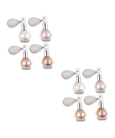 NOLITOY Women Highlighter Spray 8 Pcs Body Powder Spray Glitter Highlighter Natural Plastic Eye Shadow Miss Makeup Highlighter Spray