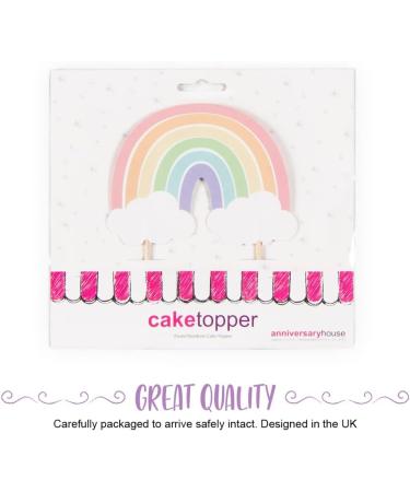 Pastel Rainbow Cake Topper - Buy Online on GoSupps.com