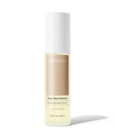 Bean Essence Face Repair Serum: Facial Hydrating & Glowing Botanical Snail Mucin for Glass-Like Skin from Korean Skincare 1.69 fl. oz / 50mL