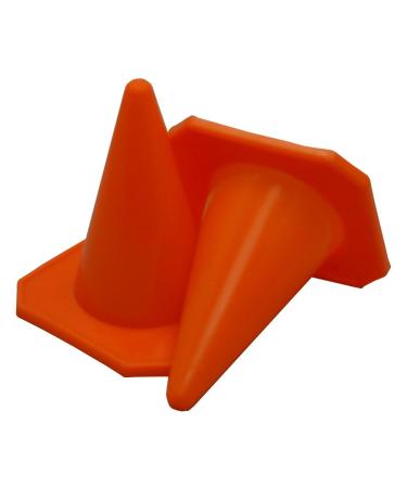 BlueDot Trading Bright Neon Orange Cone Markers - Set of 10 for Soccer Agility Drills & Outdoor Activities - Buy Online on GoSupps.com