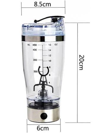 Electric Protein Shaker Bottle Mixer Vortex Tornado Shaker Cup Automatic Movement Lump-Free Shakes Blender USB Rechargeable Protein and Diet Powder for Muscle Building (Size : 600ML) 20 Ounces - Buy Online on GoSupps.com
