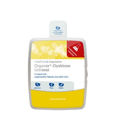 Medive more organix -dysbiosis urine test - precise laboratory chemical analysis for the detection of 10 organic acids for your optimal well -being