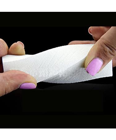 1PC White Nail Buffer Block 4 Way Nail File Buffing Sanding Buffer Nail Art Tips Tool Fingernail Manicure Pedicure Kit For Salon Or Home Use nail files and buffers - Buy Online on GoSupps.com
