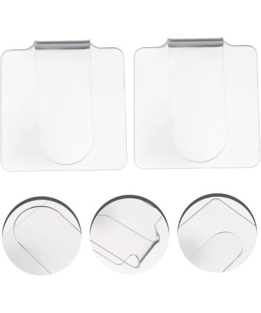 2 pi ces Palette de Maquillage pour Ongles Transparente Acrylique Palette de M lange Portable Ergonomique avec Poign e Incurv e Outil Cosm tique R utilisable pour Fond de Teint et - Buy Online on GoSupps.com