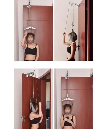Over The Door Posture Corrector Over Door Cervical Traction Unit Stretcher Posture Corrector Home Physical Therapy for Spinal Decompression & Neck Pain Relief Cervical Neck Traction Device Warm as - Buy Online on GoSupps.com