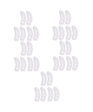 FRCOLOR 15 Pairs Anti-wear Stickers for High Heels Heel Grip Ladies Pumps Clear Pumps Outdoor Step Mats Heel Pads for Women Clear Heels Shoes Heel Pads Miss Flannel Pain Pad Non-Slip