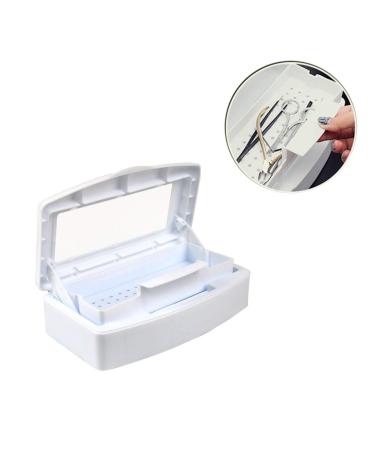Pinkiou Nail Tool Clean Box - Plastic Alcohol Cleaning Tray for Manicure Tools - Buy Online on GoSupps.com