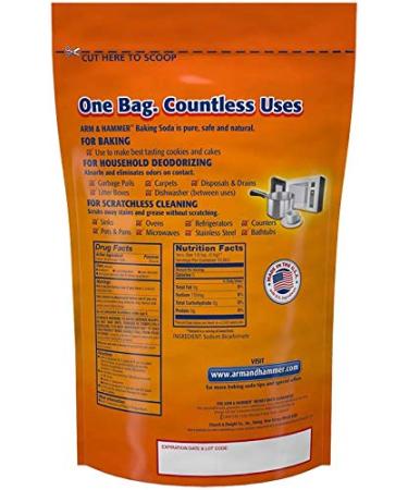 Arm & Hammer Baking Soda 3.5lb Bag - Multi-Purpose Cleaning & Deodorizing Solution - Buy Online on GoSupps.com