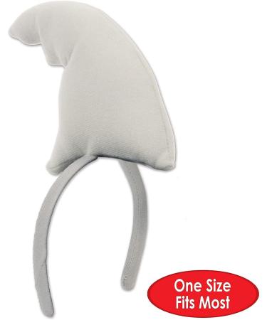 Beistle Plush Shark Fin Headbands - Under The Sea Party Supplies - Gray - Buy Online on GoSupps.com