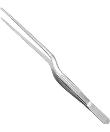 Asukohu Professional Stainless Steel Medical Tweezers Ear-Pick Tool Bending Tweezers for Ear Cleaning and Care Bend Tweezers - Buy Online on GoSupps.com