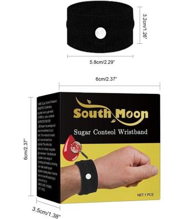 YXRRVING Sugar Bracelet | Blood Sugar Management Body Band | Regulate Levels | Health Care Wristband in Black - Buy Online on GoSupps.com