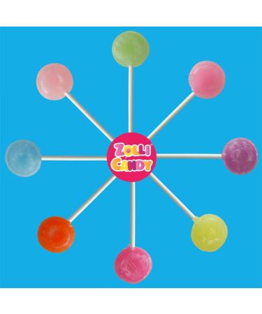 Zollipops Grape Clean Teeth Pops - 15 Count (3.1 oz) | Sugar-Free & Cavities Fighting Candy - Buy Online on GoSupps.com