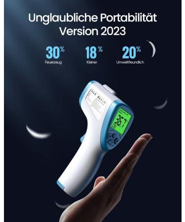 Buy Digital Fever Thermometer for Babies Adults & Children | Contactless Ear Thermometer with Precise LCD Display - Switch Between C & F - Buy Online on GoSupps.com
