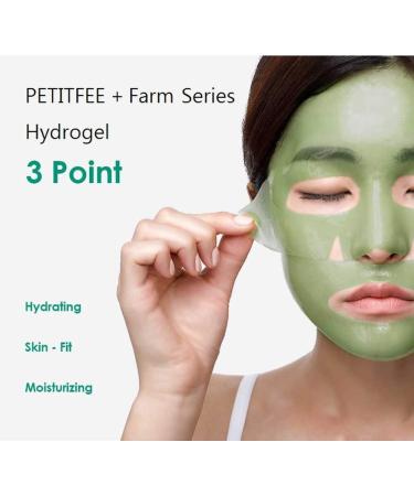 Petitfee Artichoke Soothing Hydrogel Face Mask - 5 Sheets, 1.12 oz Each | Hydrate & Soothe Skin - Buy Online on GoSupps.com