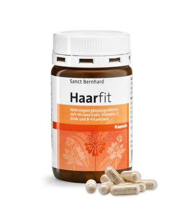 Sanct Bernhard Haarfit capsules with golden millet extract biotin zinc & pantothenic acid 120 capsules