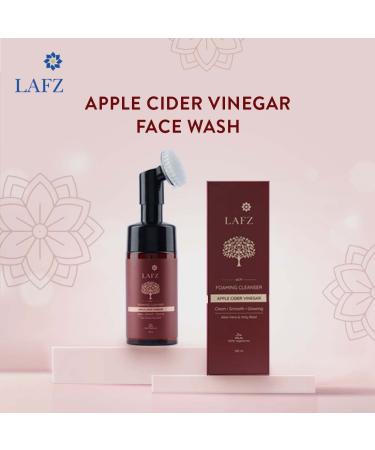Lafz Apple Cider Vinegar Foaming Face Wash - Deep Cleansing Brush for Men & Women | 100 ml - Shop Internationally - Buy Online on GoSupps.com