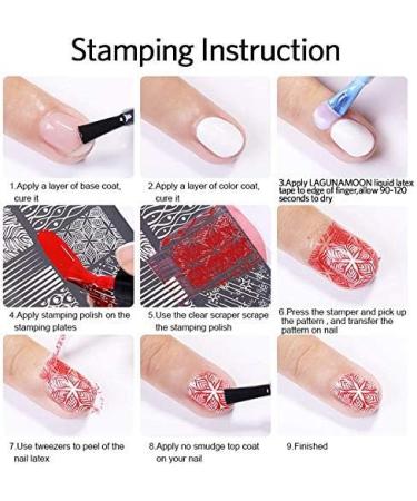 LagunaMoon Gel Nail Polish Set - Primer, Base Coat, Top Coat, Liquid Tape - 8ML (4pcs) - Buy Online on GoSupps.com