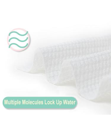 Panlom 160-Pack Cotton Disposable Cloths | Soft Fleece Towels for Facial Cleaning & Makeup Removal - Dry or Wet Use - Buy Online on GoSupps.com