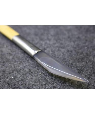 2PCS Agate Polishing Burnisher Set for Jewelry Making and Clay Craft - Gold and Silver Knife Tool - Buy Online on GoSupps.com