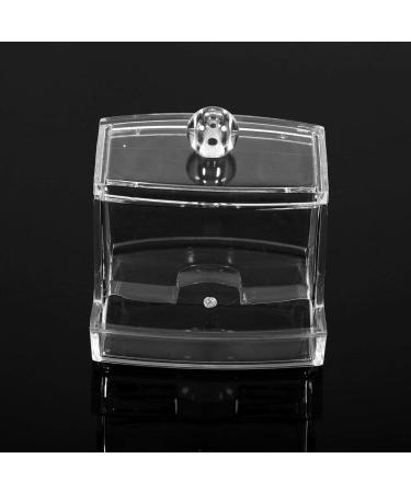 Practical Transparent Storage Box with Cover - Easy to Clean Swab Box for Women | International Shipping Available - Buy Online on GoSupps.com