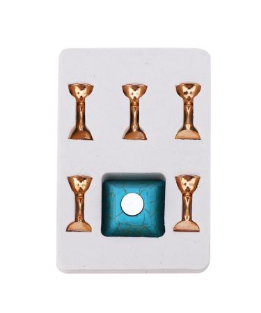 Healeved Nail Practice Nail Bracket Nail Display Stand Acrylic Stands for Display Nail Art Tool Nail Practice Stand Turquoise Nail Stand Manicure Nail Display Rack Base 10x7cm Blue