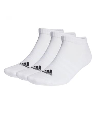 adidas Unisex Kids Cushioned Low-cut Socks 3 Pairs Socks XL white/black