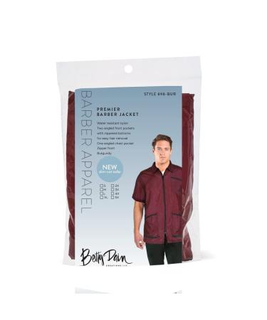 Buy Betty Dain Premier Barber Jacket XL - Burgundy | International Shipping Available - Buy Online on GoSupps.com