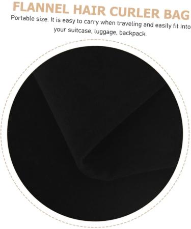 ABOOFAN 6pcs Hair Curler Organizer Hair Curling Wand Hair Tools Cover Flannel Hair Dryer Tool Set Travel - Buy Online on GoSupps.com