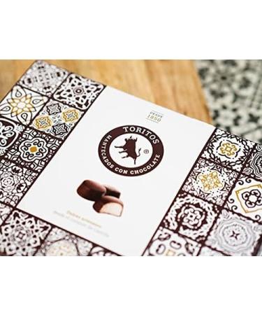 El Toro - Case of 300 g Toritos de Chocolate Polvorones - Valladolid (Tordesillas) - made from pasta dipped in dark chocolate - handmade product - Christmas sweets - Buy Online on GoSupps.com