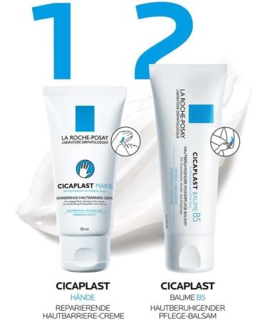 Roche-Posay CicaPlast Hand Cream 50ml - Soothing Repair for Dry Hands | Fast International Shipping - Buy Online on GoSupps.com
