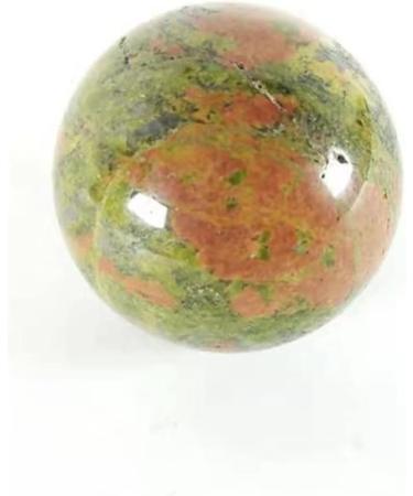 Ornament Natural Epidote Stone Rock Ruby Zoisite Quartz Spheres Ball for Decoration Gift Decoration feng Shui. (Color : 1pc 45-55mm) - Buy Online on GoSupps.com